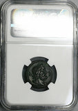 258 NGC Ch VF Valerian I Egypt Alexandria Tetradrachm Zeus Bust Year 6 Pedigree Coin (24042602C)