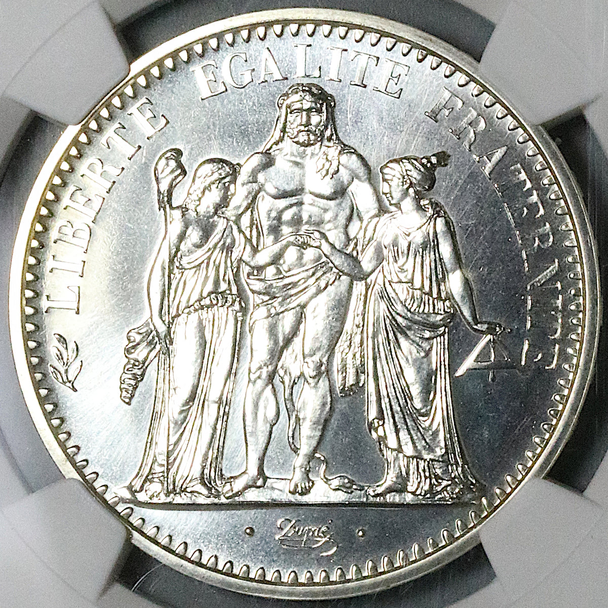 1970 NGC SP 69 France 10 Francs Hercules Specimen Proof Silver