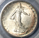 1912 PCGS MS 64 France 2 Francs Semeuse Sower Silver Coin POP 6/1 (24040903C)