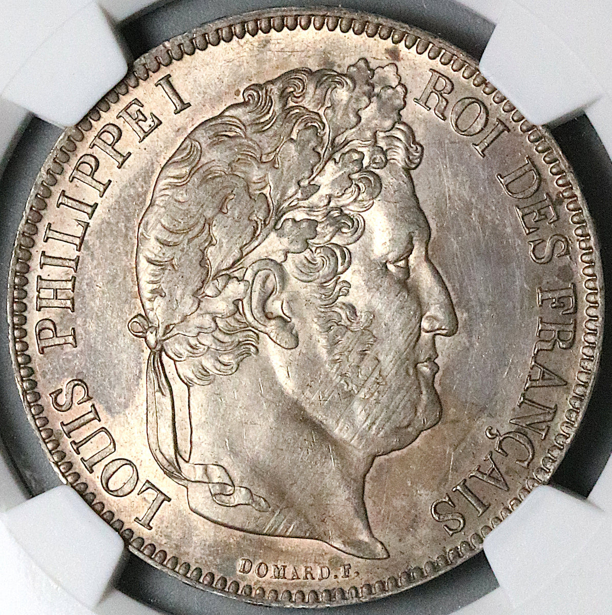 1834-W NGC MS 62 France 5 Francs Louis Philippe I Lille