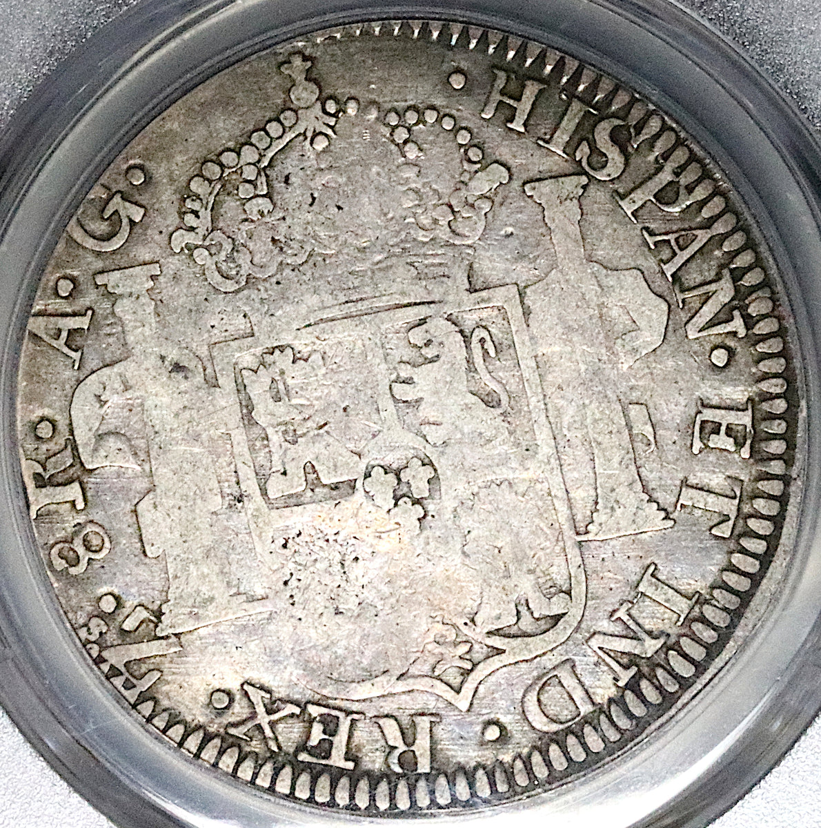 切銀　天正 1817-Zs PCGS VF 20 Mexico 8 Reales War Independence Zacatecas Mint