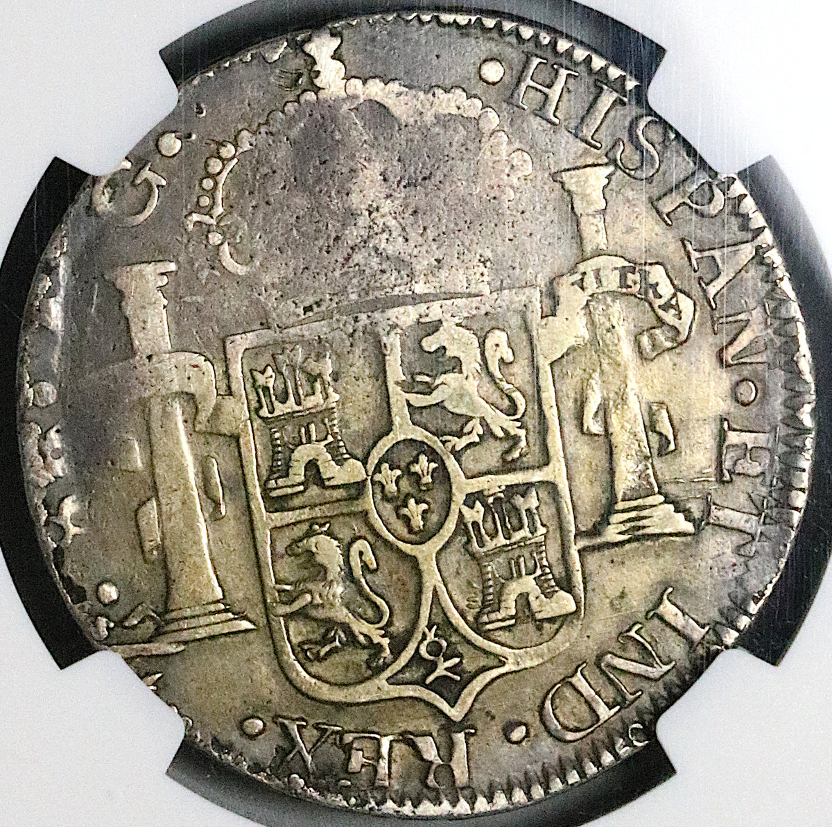 1818-Zs NGC VF 35 Mexico 8 Reales War Zacatecas Ferdinand VII
