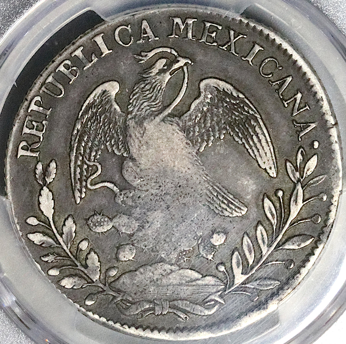 1829-Zs AO PCGS VF 30 Mexico 8 Reales Cap Rays Silver Coin