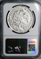 1877-Ho AF NGC AU Mexico 8 Reales Hermosillo Mint Scarce Silver Coin (24040802C)