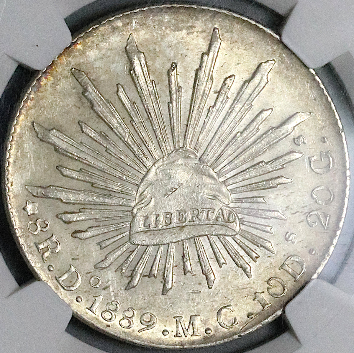 1889-Do NGC MS 61 Mexico 8 Reales Durango Mint State Silver Coin
