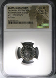 294 NGC Ch XF Diocletian Egypt Alexandria Tetradrachm Rare Zeus Bust Year 11 (24081503C)