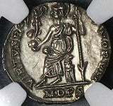 397 NGC MS Arcadius Siliqua Roman Empire Roma Milan Mint Silver MDPS (25020902C)