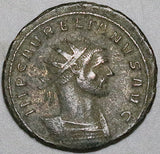 270 Aurelian Double Denarius Roman Empire Sol Captives Globe VF (24122201R)