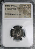 271 NGC Ch AU Aurelian Double Denarius Antoninianus Roman Empire Jupiter Emperor (25020901C)