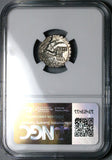 83 BC NGC Ch AU Balbus Roman Republic Denarius Serratus Victory Quadriga Historic Anti-Sulla Coin (25082701C)