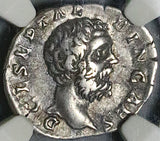 193 NGC Ch VF Clodius Albinus Caesar Roman Empire Denarius Providentia (24120101C)