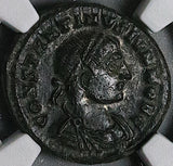 327 NGC Ch VF Constantine II AE3 Nummus Roman Empire Campgate Heraclea (25053003C)