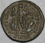 318 Constantine II AE3 Roman Empire Jupiter Captive Eagle Cyzicus XF (25012501R)