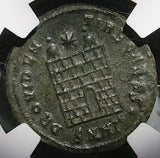 326  NGC Ch VF Constantius II AE3 Nummus Roman Emp Campgate Heraclea (25082402C)