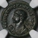 328 NGC Ch VF Constantius II AE3 Nummus Roman Emp Campgate Siscia (25061303C)
