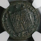 328 NGC Ch VF Constantius II AE3 Nummus Roman Emp Campgate Siscia (25061303C)