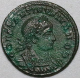 334 Constantine II AE3 Roman Empire Soldiers Legionary Standards XF Siscia Mint (24122301R)