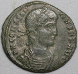 350 Constantius II Centenionalis Roman Empire Chi Ro Emperor Galley Victory VF (24122403R)