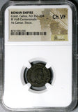 353 NGC Ch VF Constantius Gallus Half Centenionalis Roman Empire Soldier Horseman Siscia Mint (25052502C)