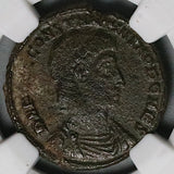 351 NGC Ch VF Constantius Gallus Centenionalis Roman Empire Soldier Horseman Constantinople Mint (25052501C)
