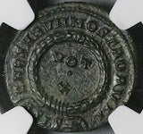 321 NGC XF Crispus Caesar AE3 Nummus Roman Empire Vot X Siscia Mint (25061302C)