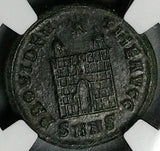 324 NGC Ch VF Constantine I Great Nummus AE3 Roman Empire Campgate Nicomedia Mint (25052201C)