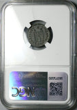 324 NGC Ch VF Constantine I Great Nummus AE3 Roman Empire Campgate Nicomedia Mint (25052201C)
