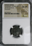 324 NGC Ch VF Constantine I Great Nummus AE3 Roman Empire Campgate Nicomedia Mint (25052201C)