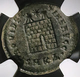 325 NGC Ch VF Constantine I Nummus AE3 Roman Empire Campgate Cyzicus (25061004C)
