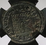328 NGC Ch VF Constantine I Nummus AE3 Roman Empire Campgate Siscia (25082301C)