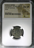 328 NGC Ch VF Constantine I Nummus AE3 Roman Empire Campgate Siscia (25082301C)