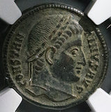 324 NGC XF Constantine I Nummus AE3 Roman Empire Campgate Nicomedia (25082101D)