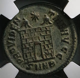324 NGC XF Constantine I Nummus AE3 Roman Empire Campgate Nicomedia (25082101D)