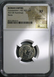 328 NGC XF Constantine I Nummus AE3 Roman Empire Campgate Siscia (25082302C)