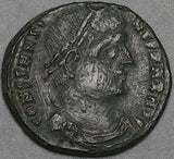 331 Constantine Great AE3 Roman Empire Soldiers Standards Cyzicus VF (25010103R)