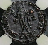 330 NGC XF Constantine I Nummus AE3 Roman Empire Sol Invictus London Mint (25060901C)