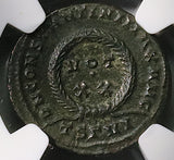320 NGC Ch XF Constantine I Nummus AE3 Roman Empire VOT XX Thessalonica (25061101C)