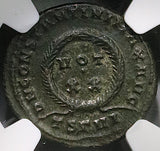 320 NGC Ch XF Constantine I Nummus AE3 Roman Empire VOT XX Thessalonica (25061101C)