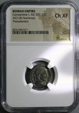 320 NGC Ch XF Constantine I Nummus AE3 Roman Empire VOT XX Thessalonica (25061101C)