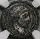 324 NGC XF Constantine I Nummus AE3 Roman Empire VOT XX Heraclea (25052904C)