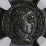 324 NGC XF Constantine I Nummus AE3 Roman Empire VOT XX Heraclea (25052904C)