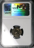 319 NGC Ch XF Constantine I Great Nummus AE3 Roman Empire Victories Altar Sisca Mint (25040501C)