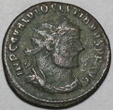 284 Diocletian Double Denarius Roman Empire VF Concordia Militum (24121502R)