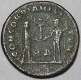 284 Diocletian Double Denarius Roman Empire VF Concordia Militum (24121502R)