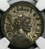 294 NGC XF Diocletian Roman Empire Aurelianianus Pax Silvering Lugdunum Mint (25052101C)