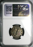 294 NGC XF Diocletian Roman Empire Aurelianianus Pax Silvering Lugdunum Mint (25052101C)