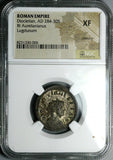 294 NGC XF Diocletian Roman Empire Aurelianianus Pax Silvering Lugdunum Mint (25052101C)