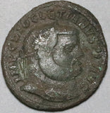 295 Diocletian Follis Nummus Roman Empire Genius Antioch Mint (24121503R)