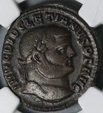 300 NGC XF Diocletian Follis Nummus Roman Empire Genius Antioch Mint (25033001C)