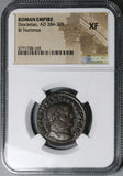 300 NGC XF Diocletian Follis Nummus Roman Empire Genius Antioch Mint (25033001C)